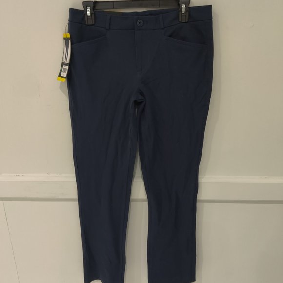 NWT Banana Republic Womens Slim Straight Ankle Pants Blue Size 6 $60 8D136 - Picture 1 of 2